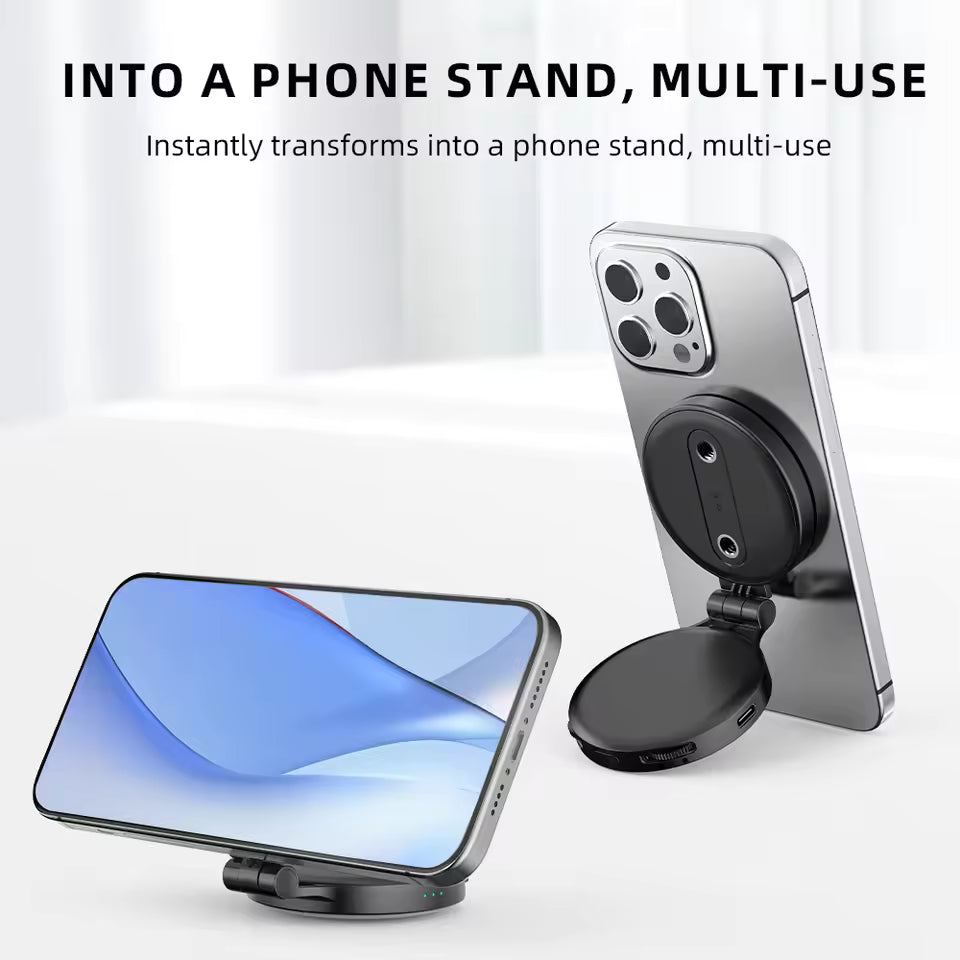 Magsafe Magnetic Fill Lights For Universal Photography Live Broadcast LED Selfie Ring Lamp Retractable Flip Bracket