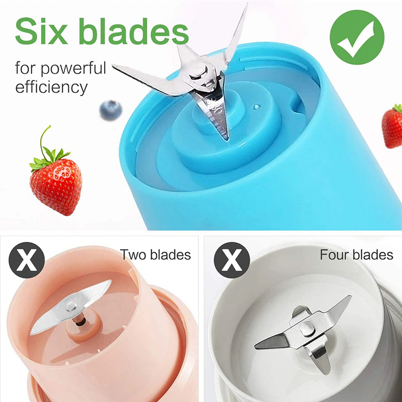 Portable Mini Juicer Blender – USB Rechargeable & Travel-Friendly